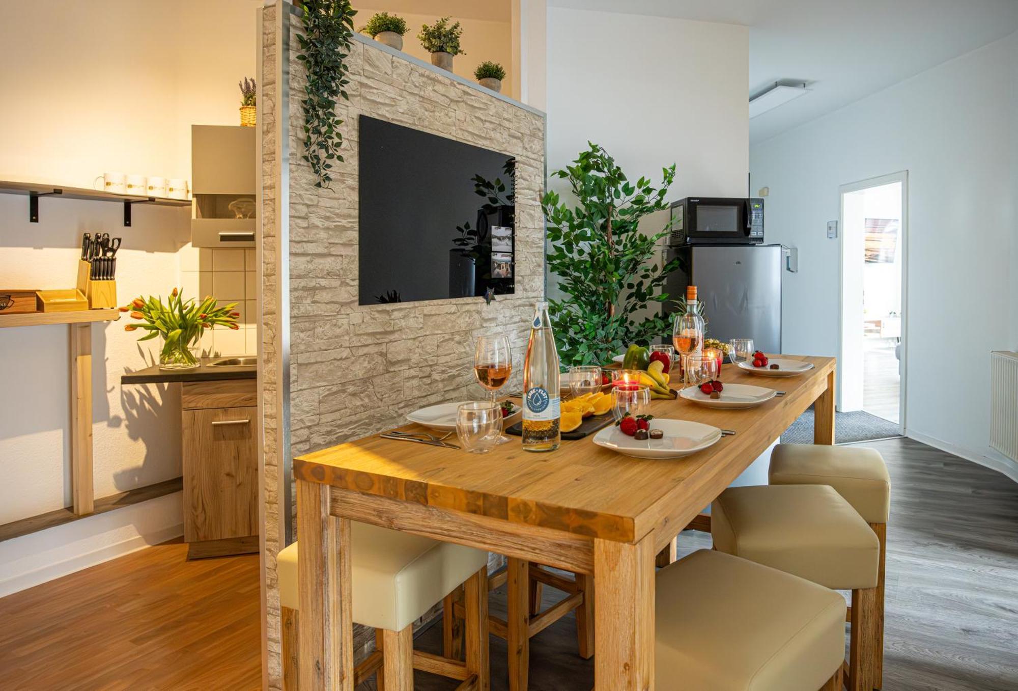 Luxus City Apartment Sauna Balkon Kueche Zentral Rostock Exteriér fotografie